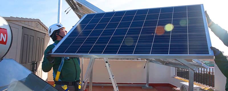 instalación fotovoltaica en vivienda individual