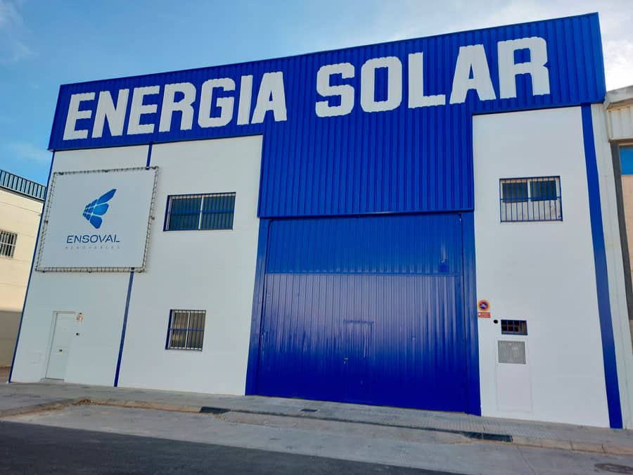 nuevas instalaciones de la empresa fotovoltaica valenciana Ensoval en Alaquàs